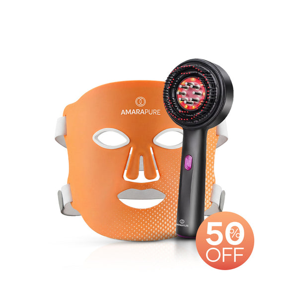 Coup de pouce beauté à la lumière rouge